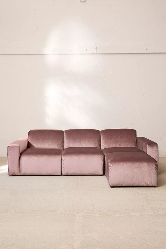 Modular Velvet  Sofa
