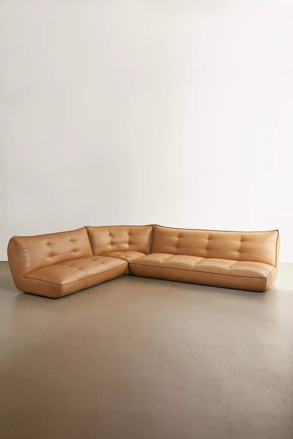 Greta Faux Leather  Sofa