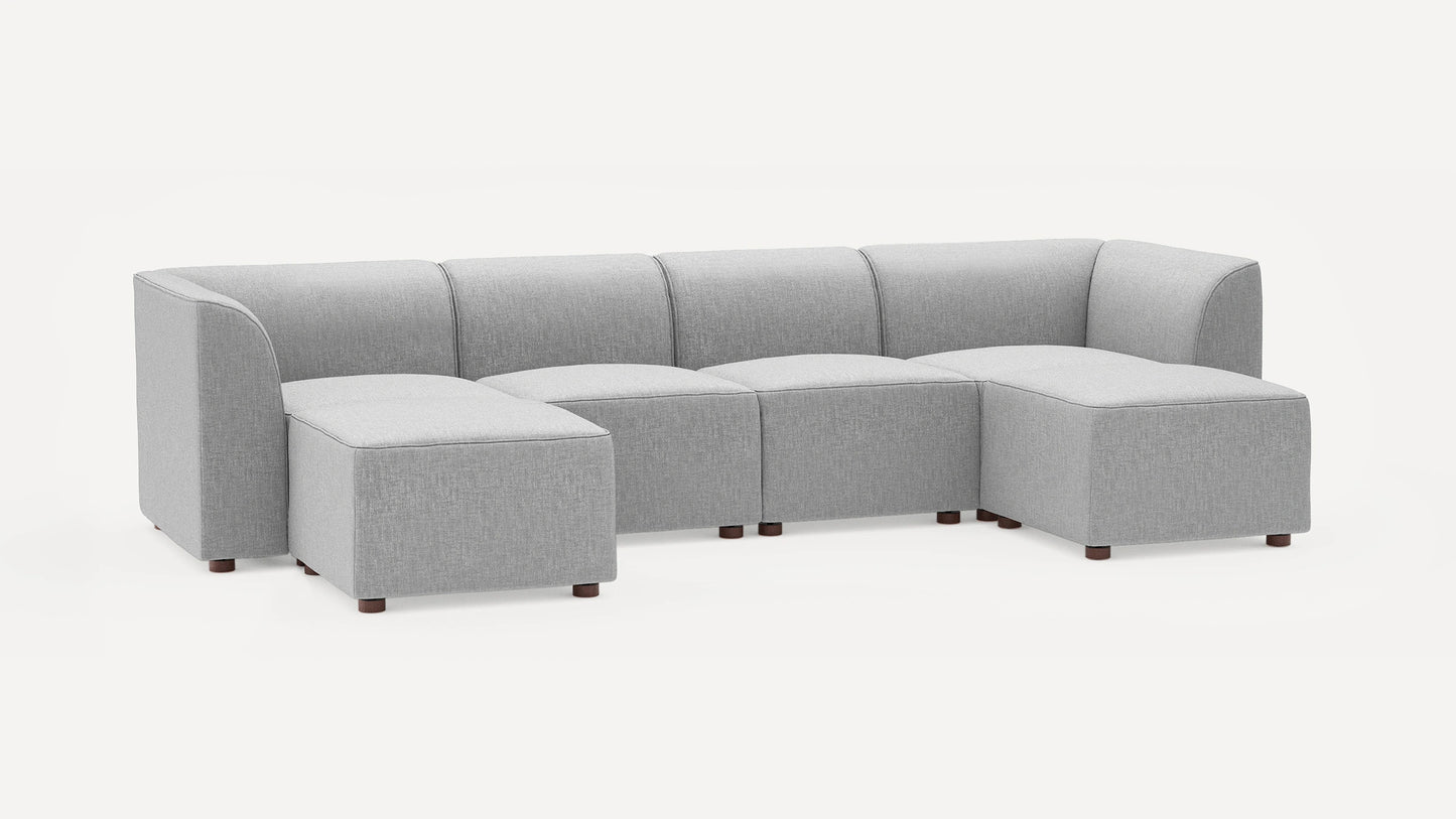 Mambo 6-Piece Leather  Sofa