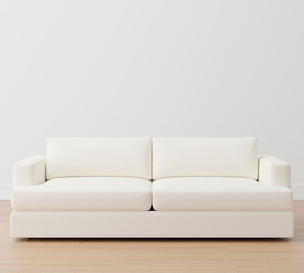 Carmel Recessed Square Arm Upholstered  Sofa