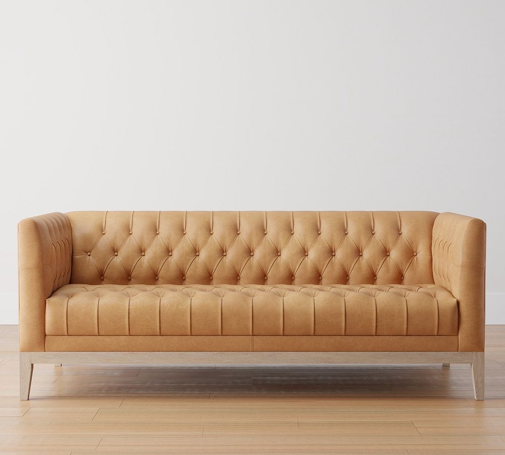 Edgewood Leather  Sofa