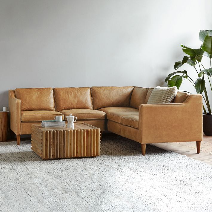 Hamilton Leather 3-Piece Sofa