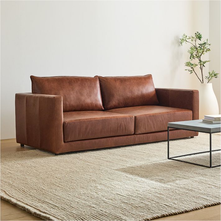 Melbourne Leather  Sofa