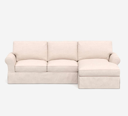 PB Comfort Roll Arm Slipcovered  Sofa