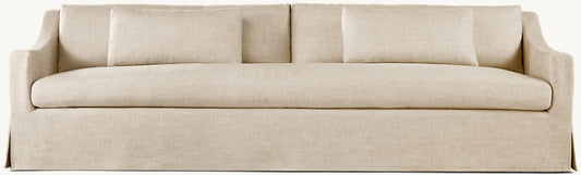 BELGIAN SLOPE ARM Slipcovered Sofa