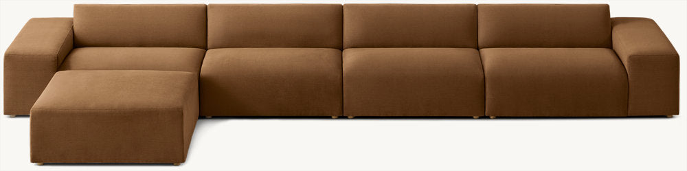DURHAM MODULAR LEFT-ARM SOFA-CHAISE SECTIONAL Sofa