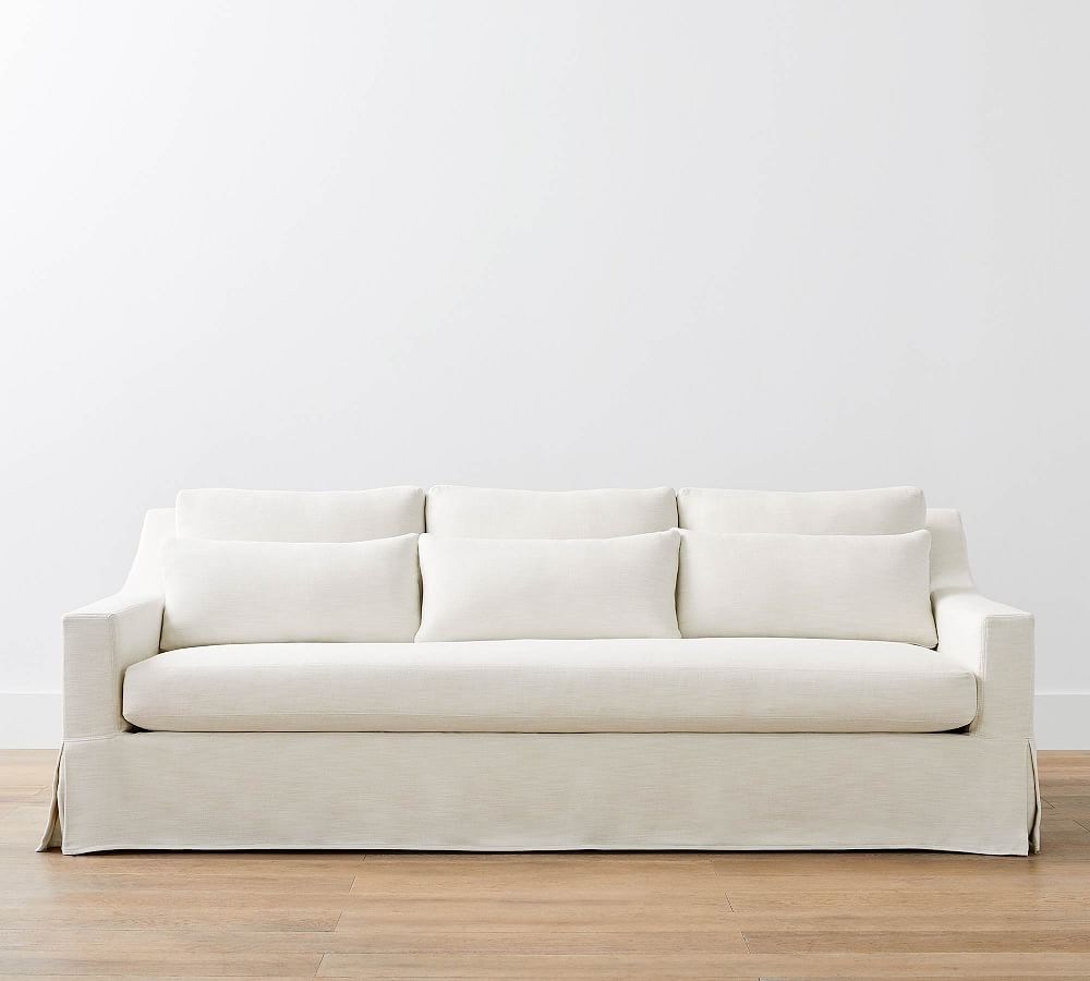 York Slope Arm Deep Seat Slipcovered Sofa