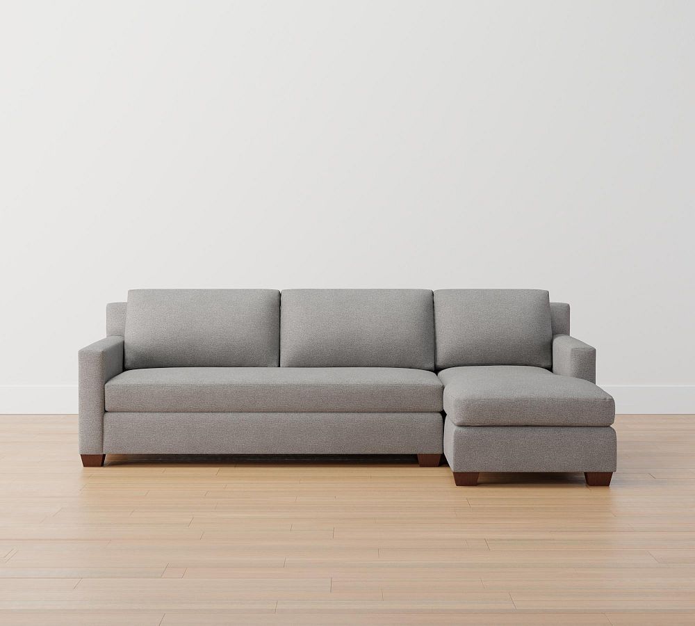 York Square Arm Upholstered  Sofa