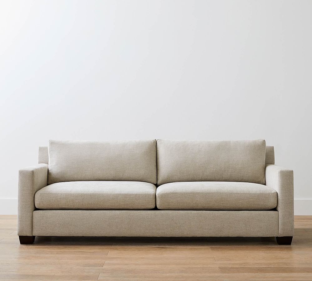 York Square Arm Upholstered  Sofa